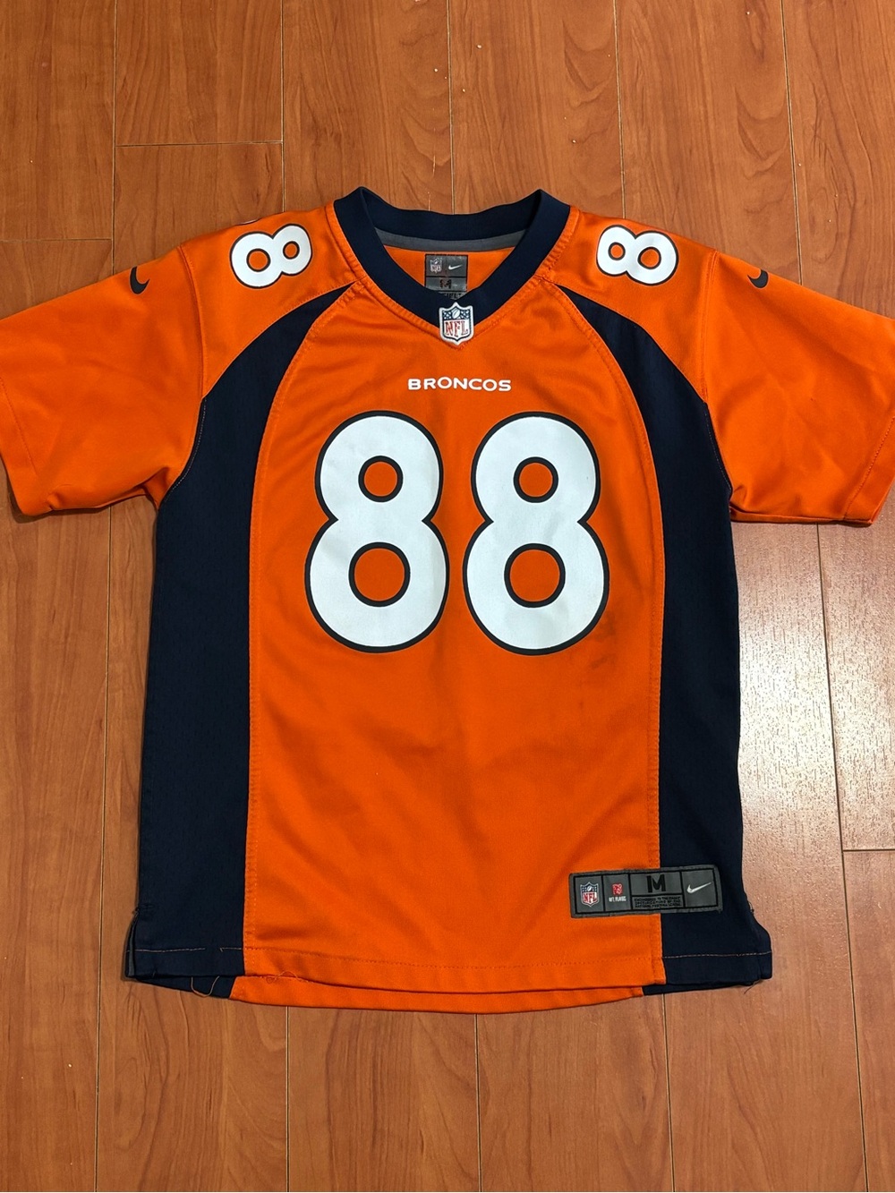 NFL Orange and Navy Kids Broncos #88 Jersey